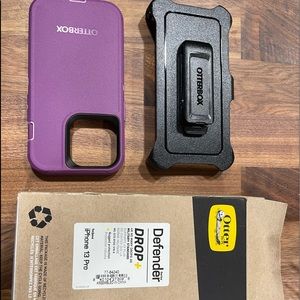 Otterbox Defender Case  iPhone 13 Pro eggplant DROP
